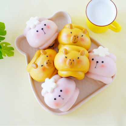 Capy & Alpa Bao Set (w 3-Mochi, 3-Brown Sugar Mochi)