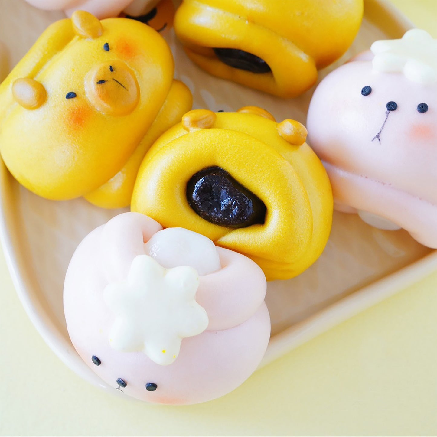 Capy & Alpa Bao Set (w 3-Mochi, 3-Brown Sugar Mochi)