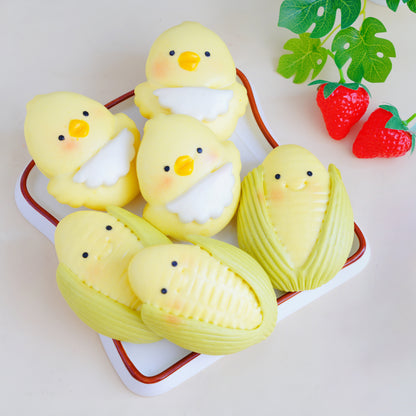 Bib Beep Chickie & Corn Bao Set