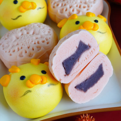 Dragon-Year Blessings Bao Set (with Red Bean Paste)